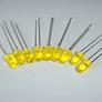 10 żółtych diod LED 5 mm